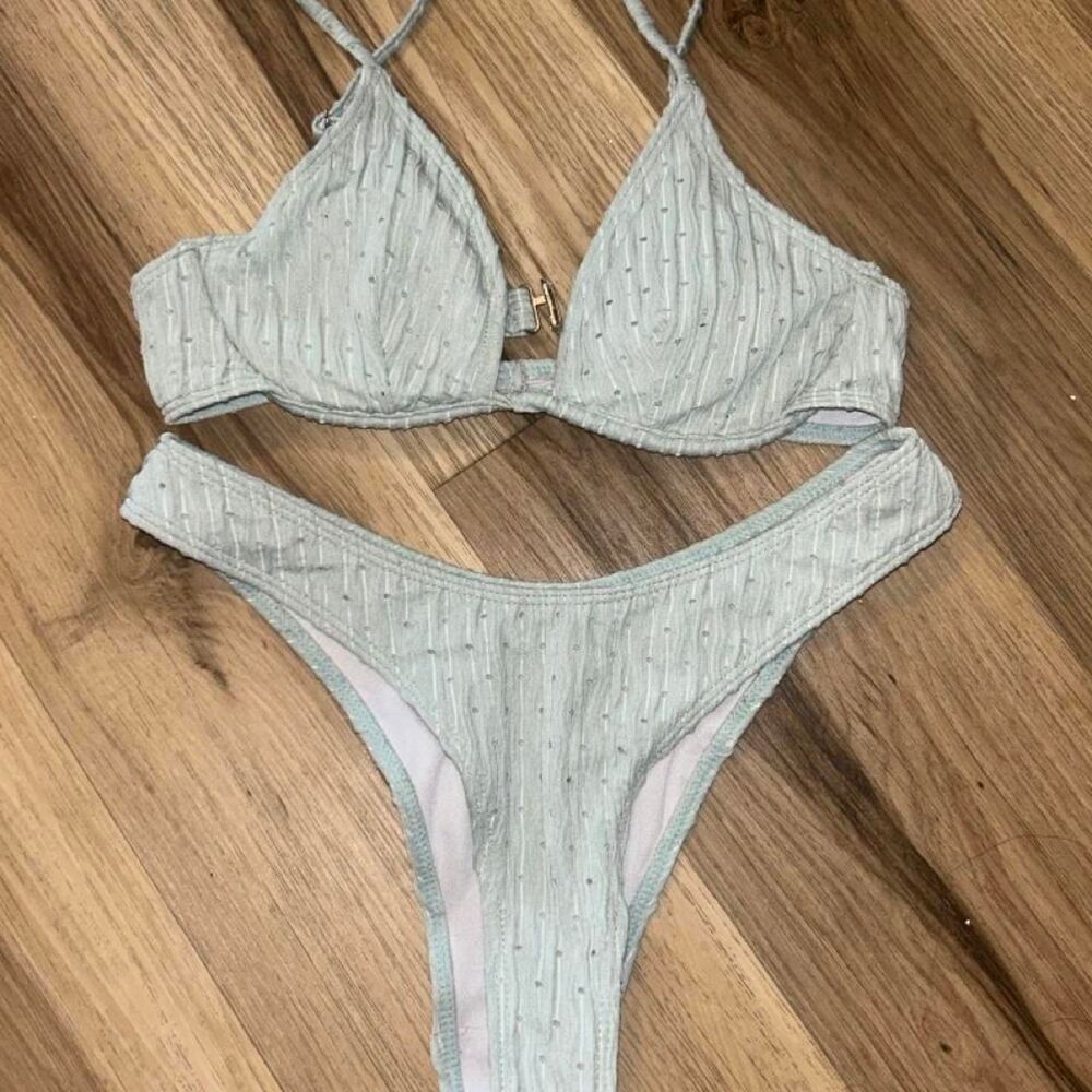 Unbranded Women's Green Bikinis-and-tankini-sets